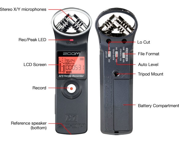 Used Zoom H1 HANDY RECORDER Recording Equipment Recording Equipment