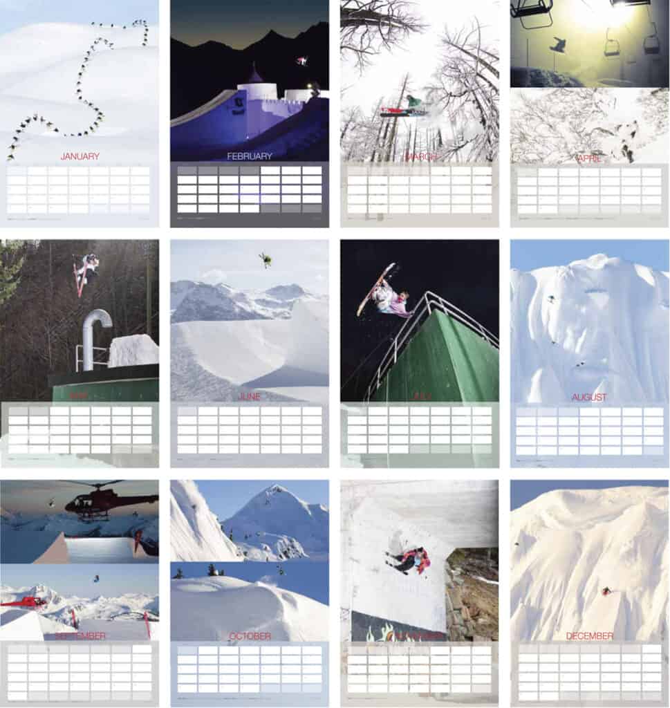 Dan Carr - Freeskiing Calendar 2013